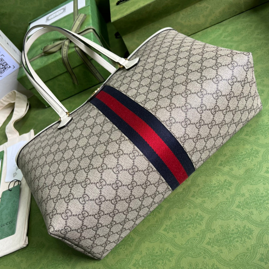 Luxury Gucci Ophidia GG Medium Tote Bag