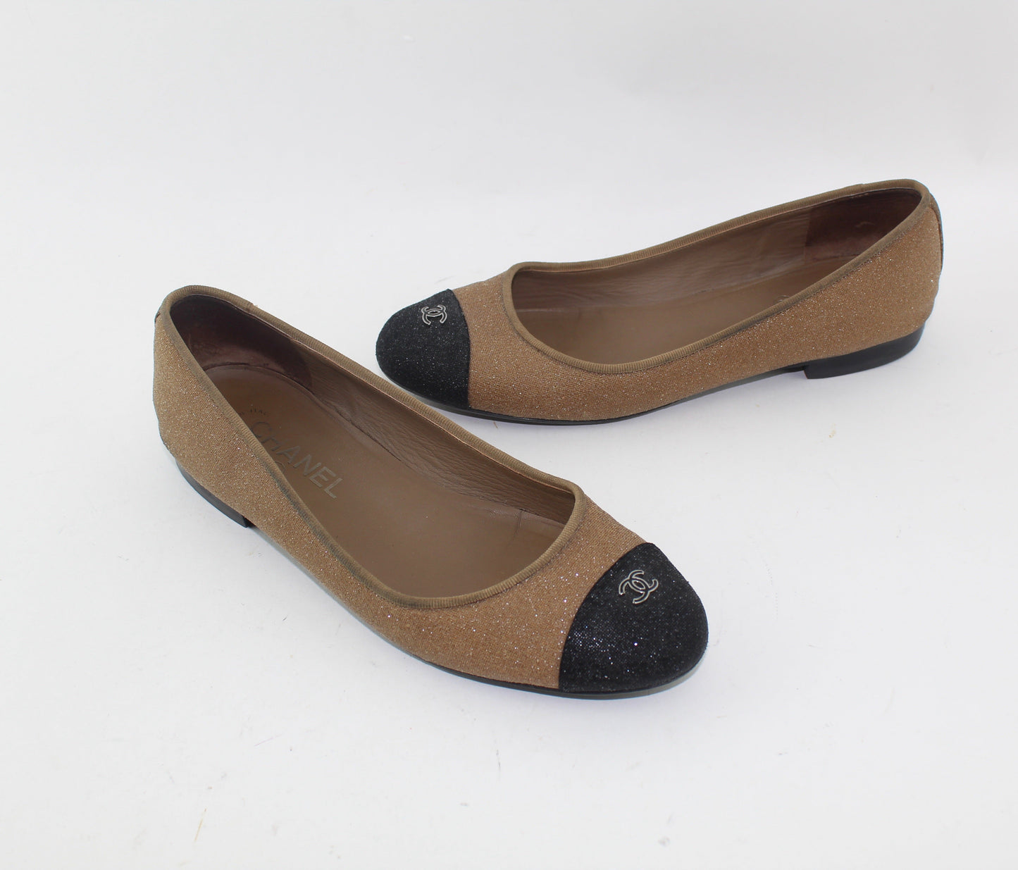 CHANEL BALLERINA FLATS SIZE 39.5