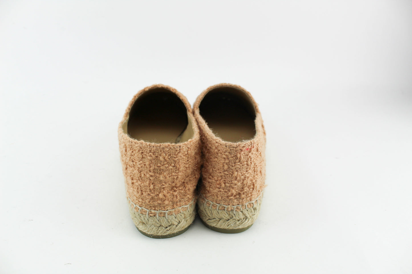 Chanel Espadrille Tweed/ Lambskin Beige and Brown