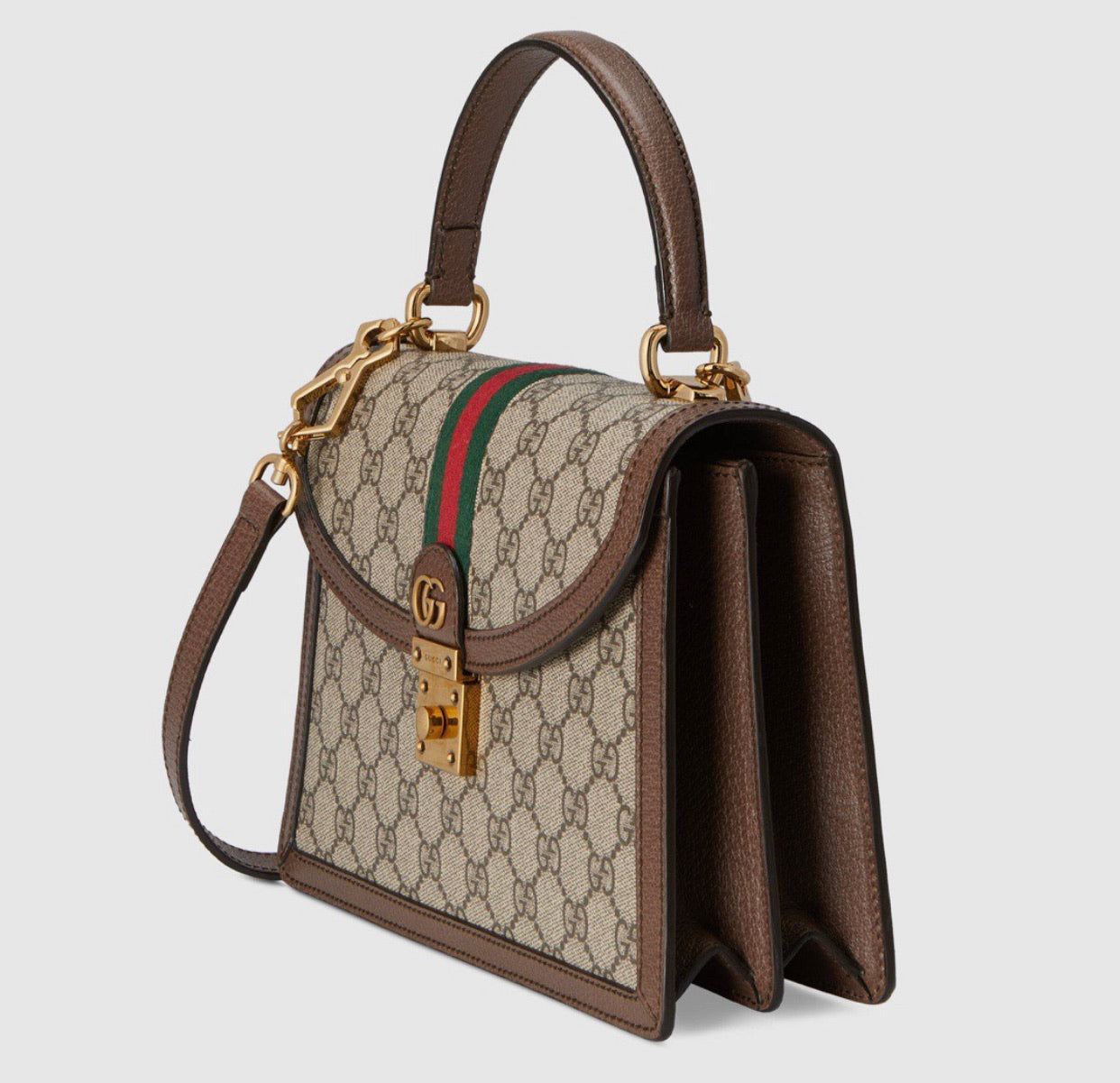 Luxury Gucci Ophidia Small Top handle Bag