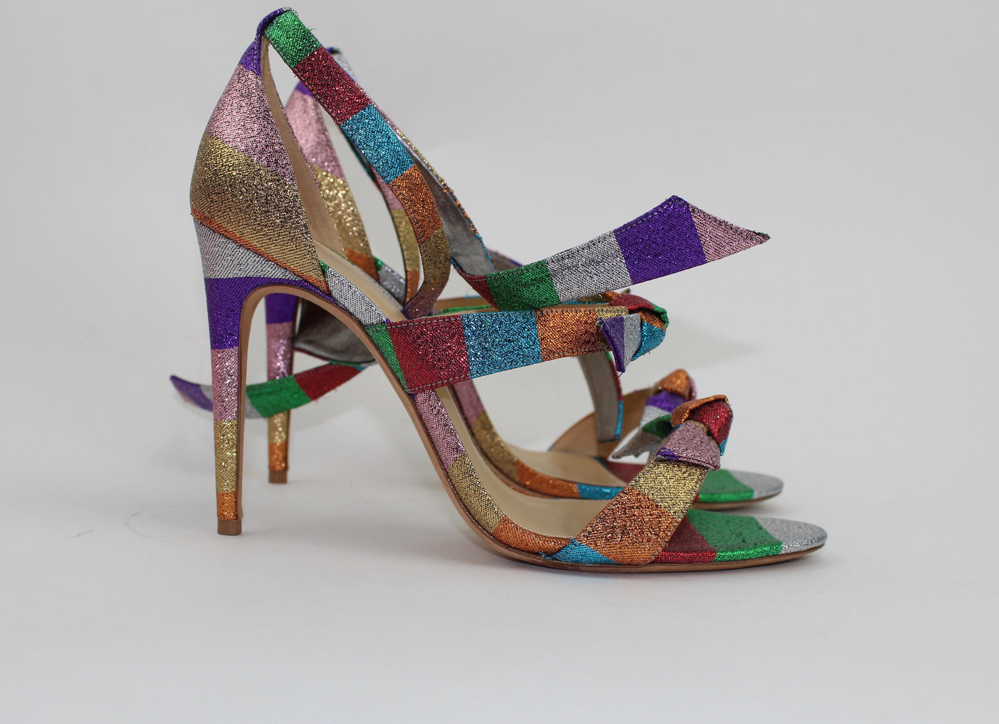 ALEXANDRE BIRMAN LOLITA METALLIC SANDALS