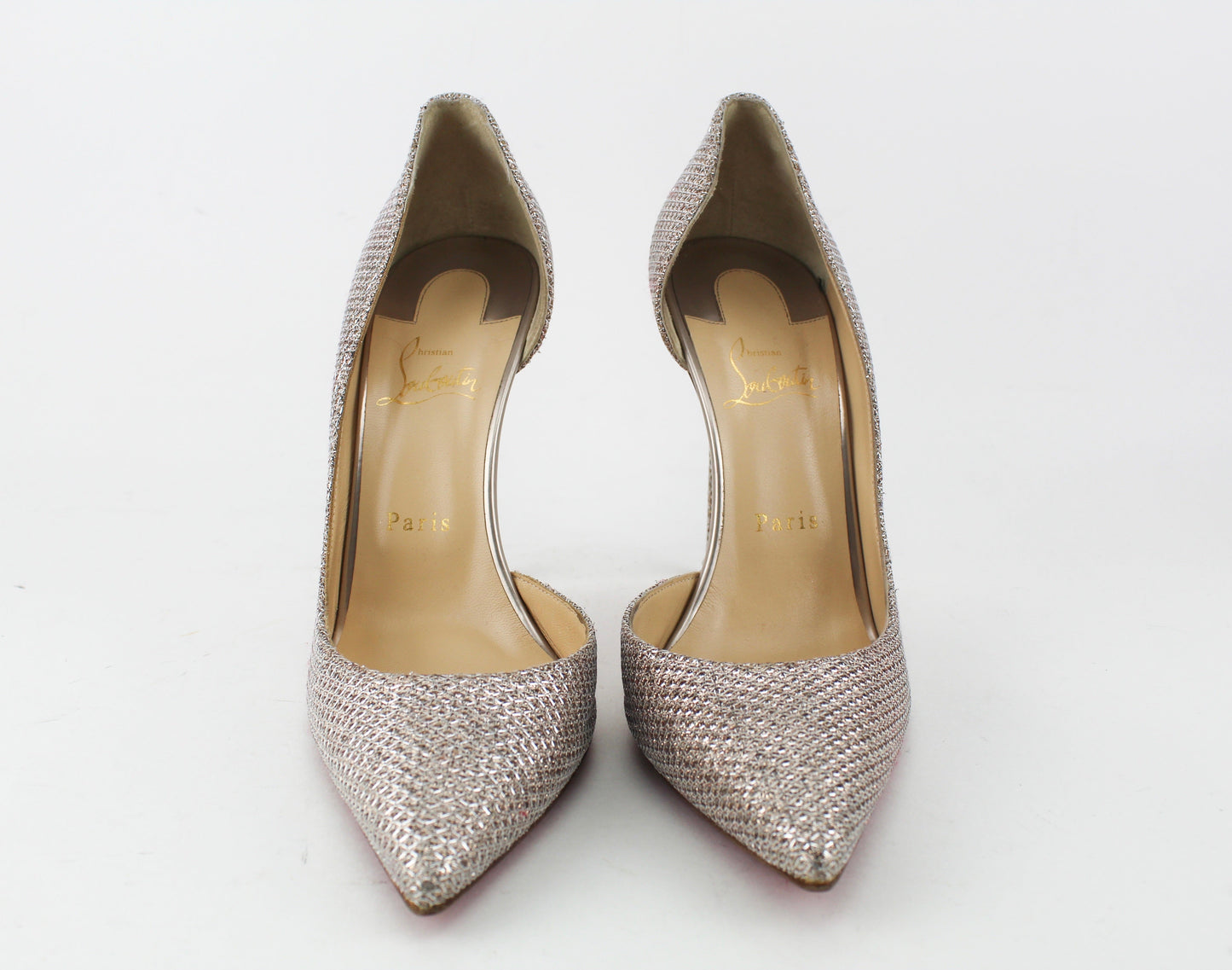 Christian Louobutin Metallic Iriza Lame D'orsay