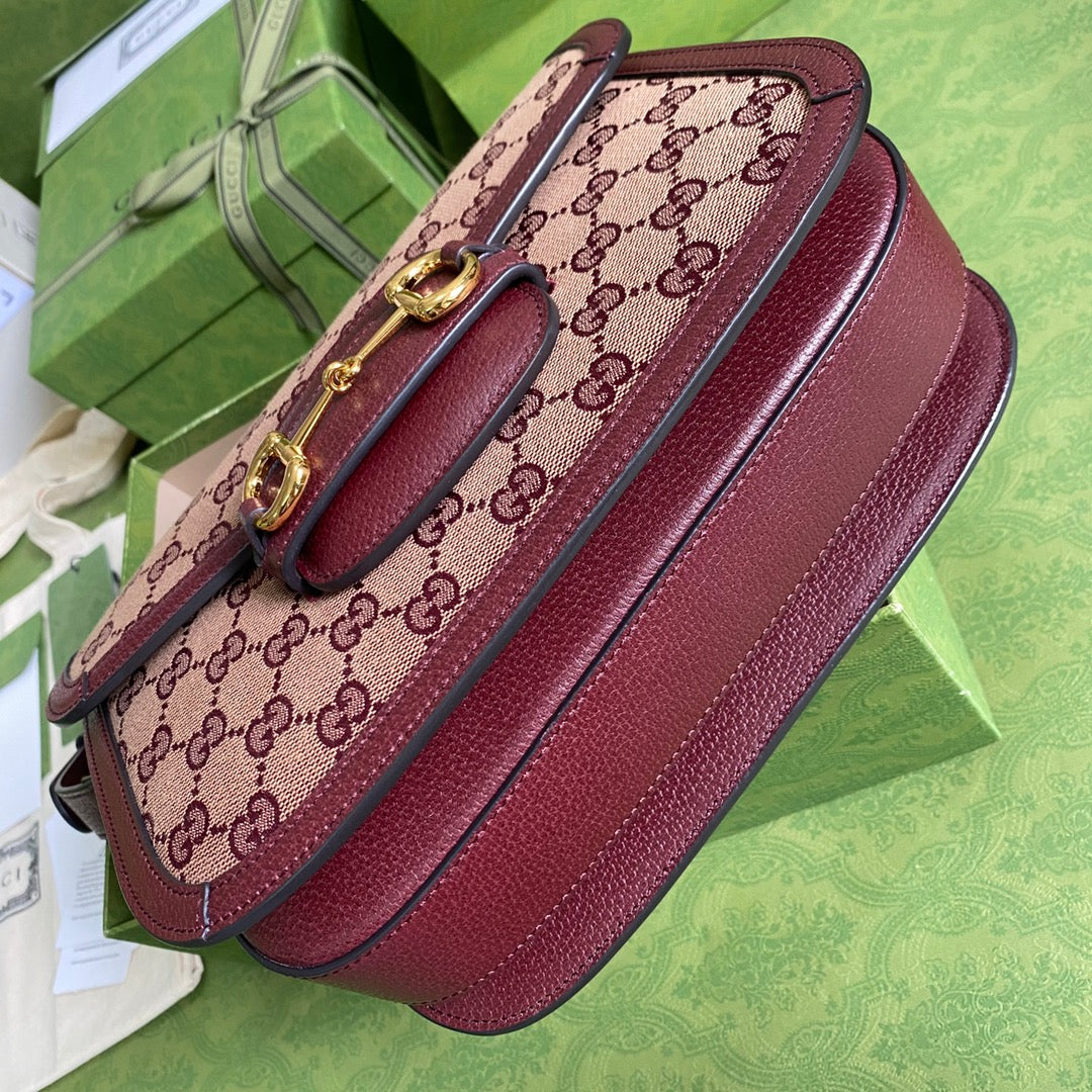 Luxury Gucci Horsebit 1955 Small Shoulder  Bag