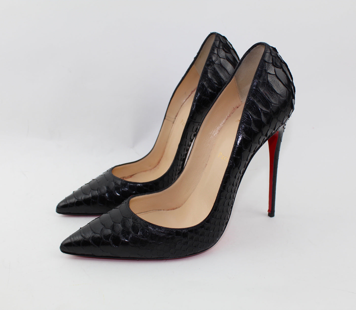 CHRISTIAN LOUBOUTIN PYTHON SO KATE 120mm