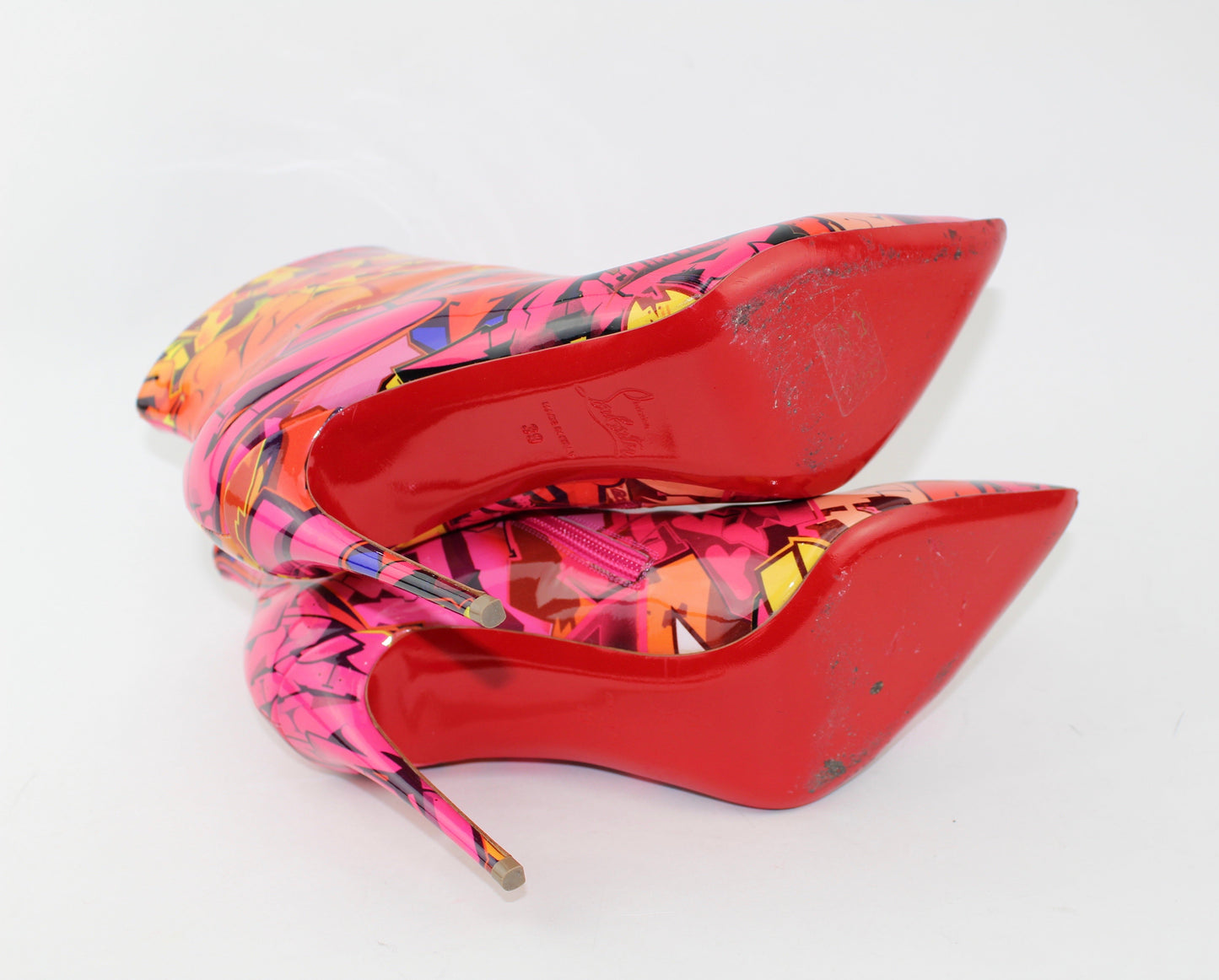 CHRISTIAN LOUBOUTIN SO KATE BOOTY 100 PAT METROGRAF