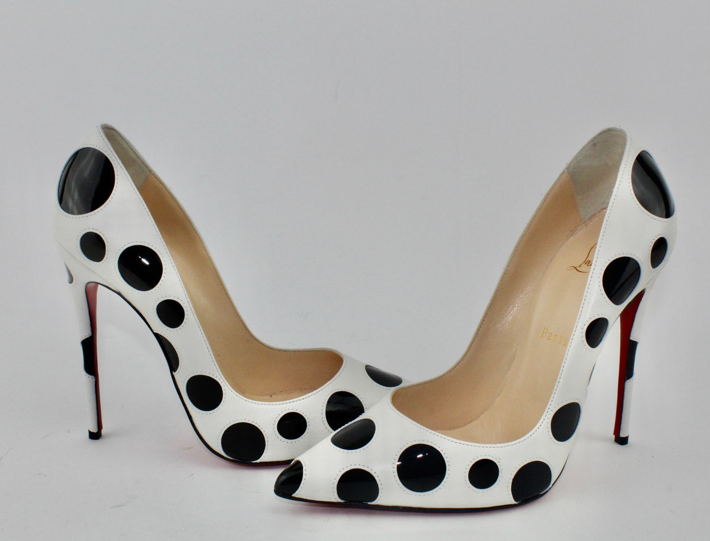 CHRISTIAN LOUBOUTIN SO KATE 120mm BUBBLE LATTE/BLACK