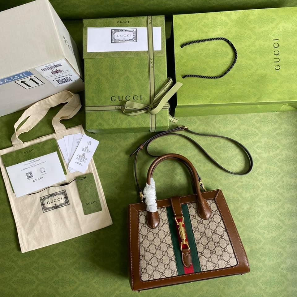 Luxury Gucci Jackie 1961 Medium Tote Bag