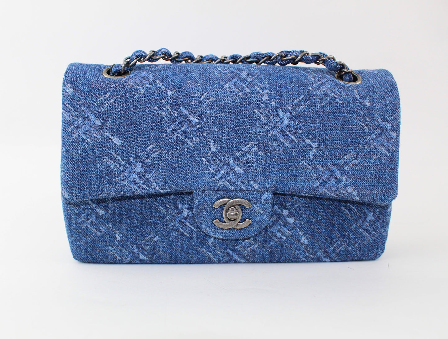CHANEL DENIM FLAP BAG