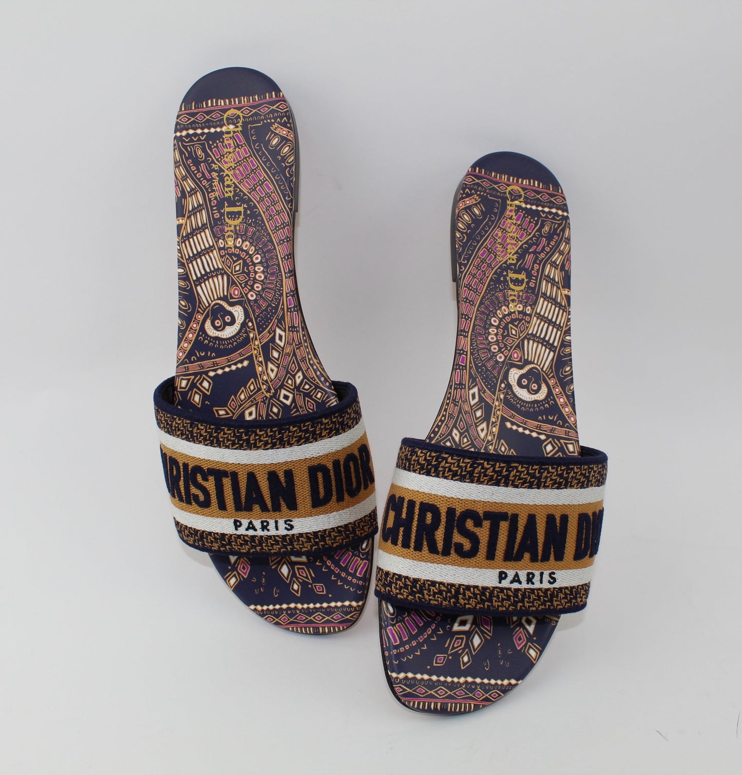 CHRISTIAN DIOR DWAY MULES SIZE 39.5