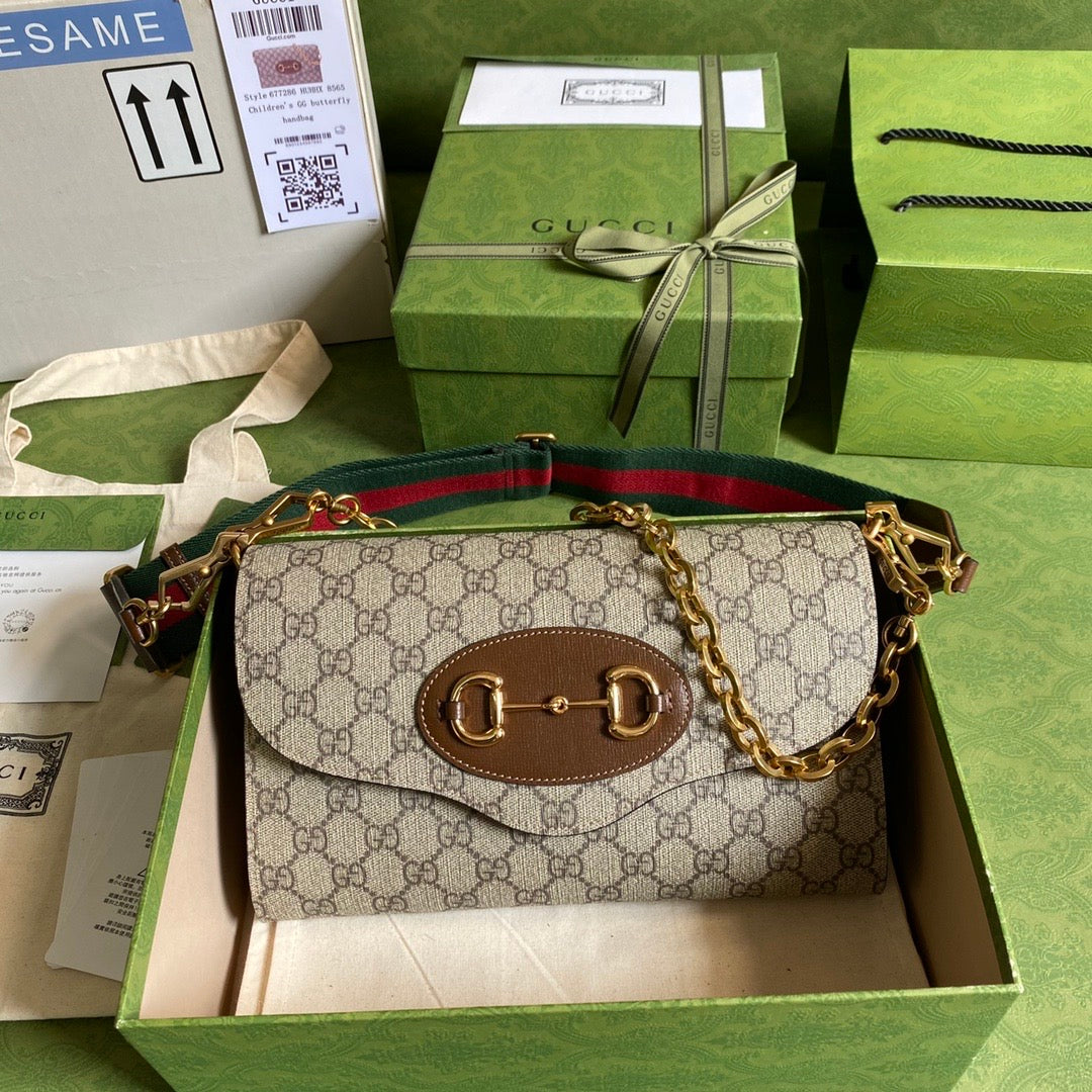 Luxury Gucci Horsebit 1955 Small Bag