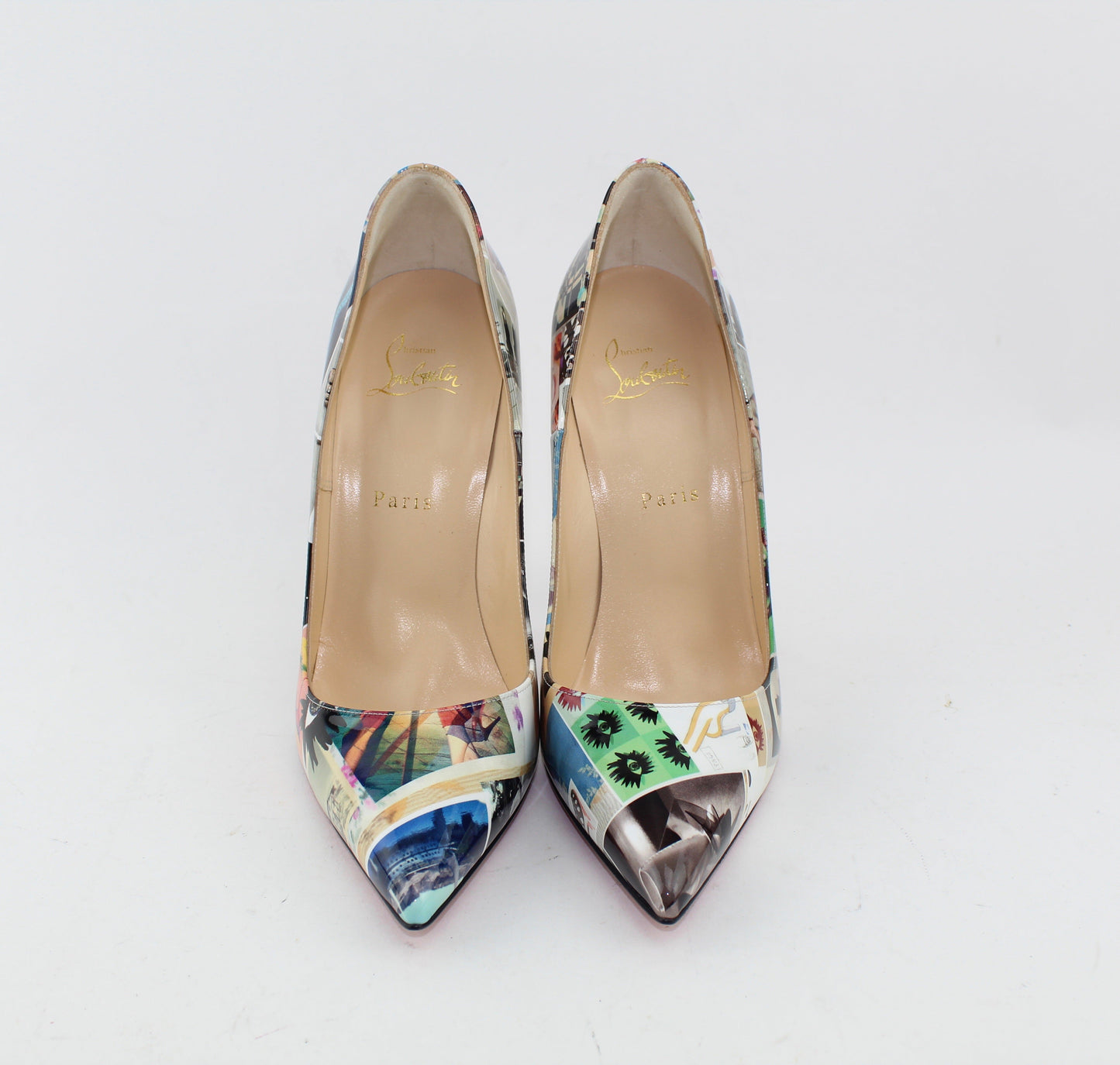 CHRISTIAN LOUBOUTIN SO KATE 120 PATENT COLLAGE SIZE 40