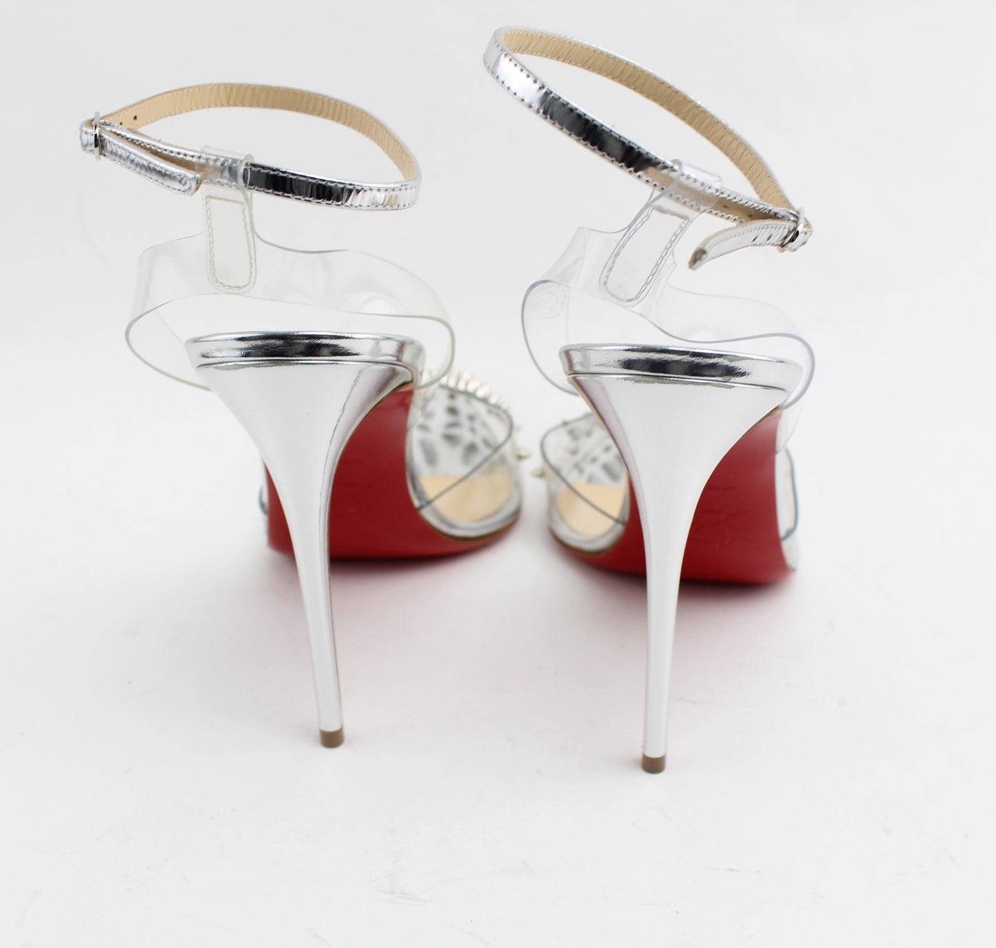 CHRISTIAN LOUBOUTIN SPIKOO 100MM  PVC
