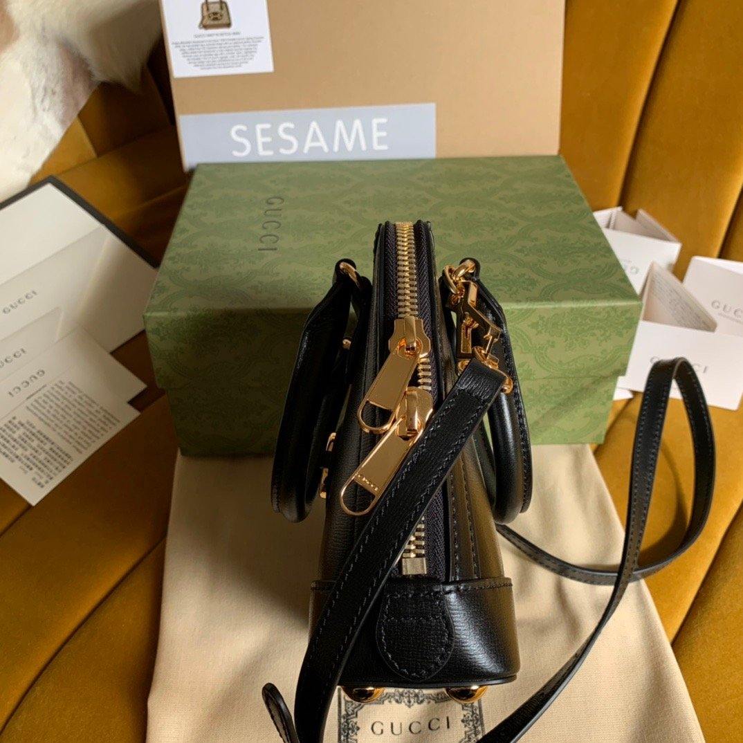 Luxury Gucci Horsebit 1955 Mini Top Handle Bag