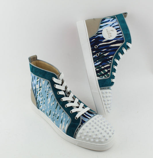 CHRISTIAN LOUBOUTIN  LOUIS HIGH TOP SNEAKER SIZE 45