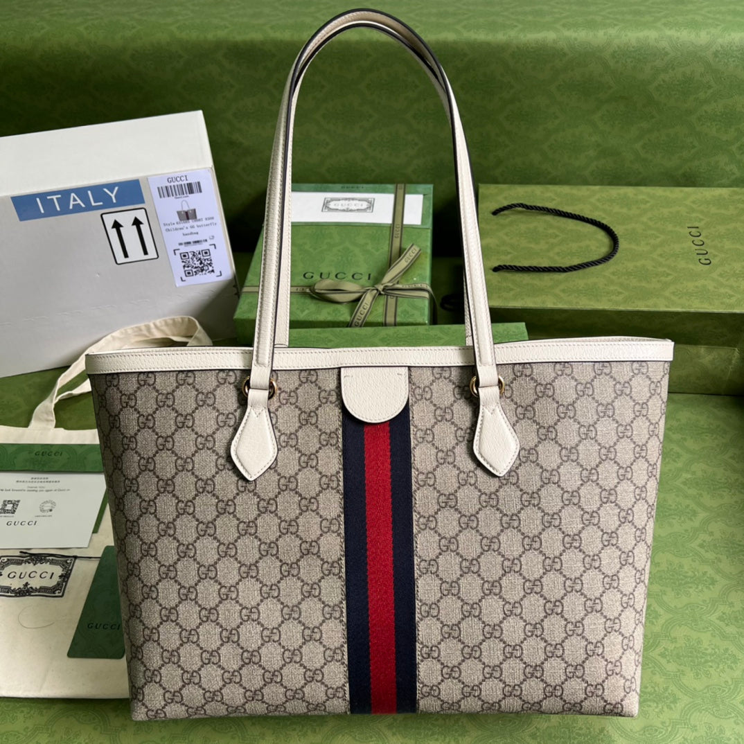 Luxury Gucci Ophidia GG Medium Tote Bag