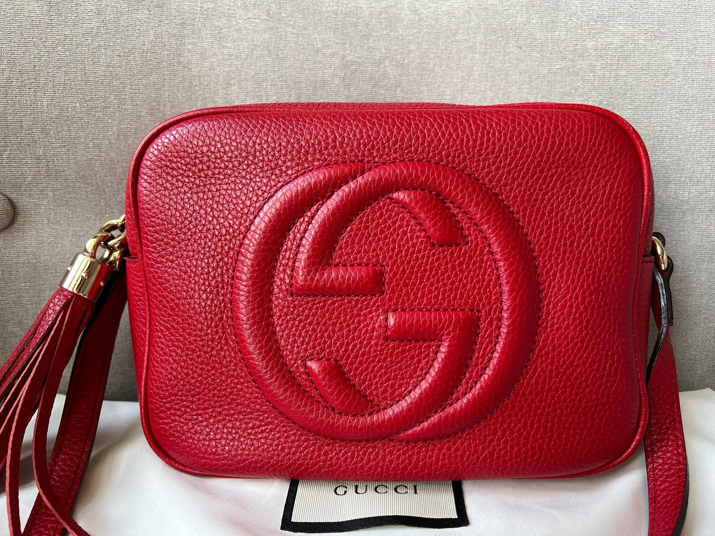 Luxury Gucci Red Soho Disco ( 1050)