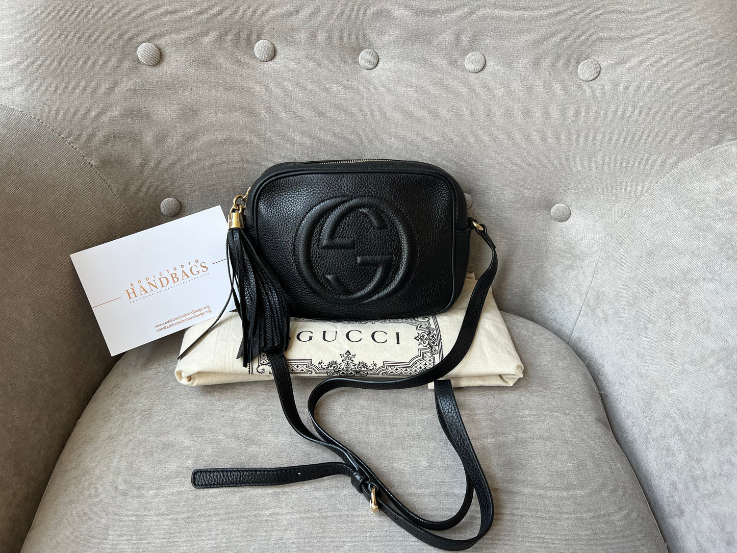 Luxury Gucci Trending 2025 Black Soho Disco