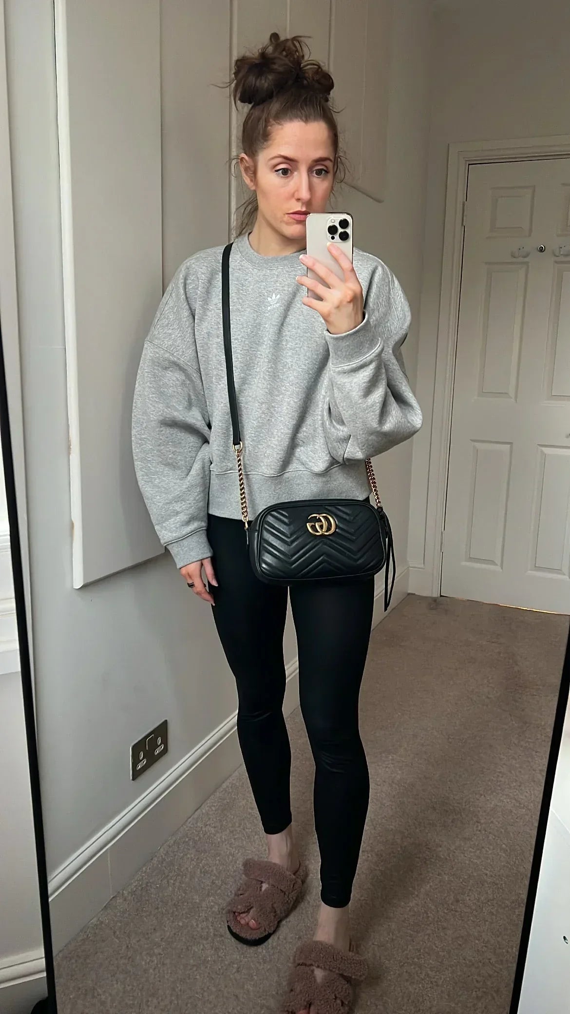 Luxury Gucci GG Black Marmont Small Shoulder Bag ( 1250)