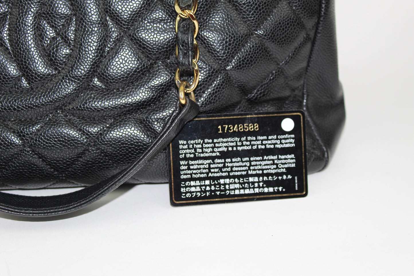 CHANEL GRAND SHOPPER TOTE CAVIAR