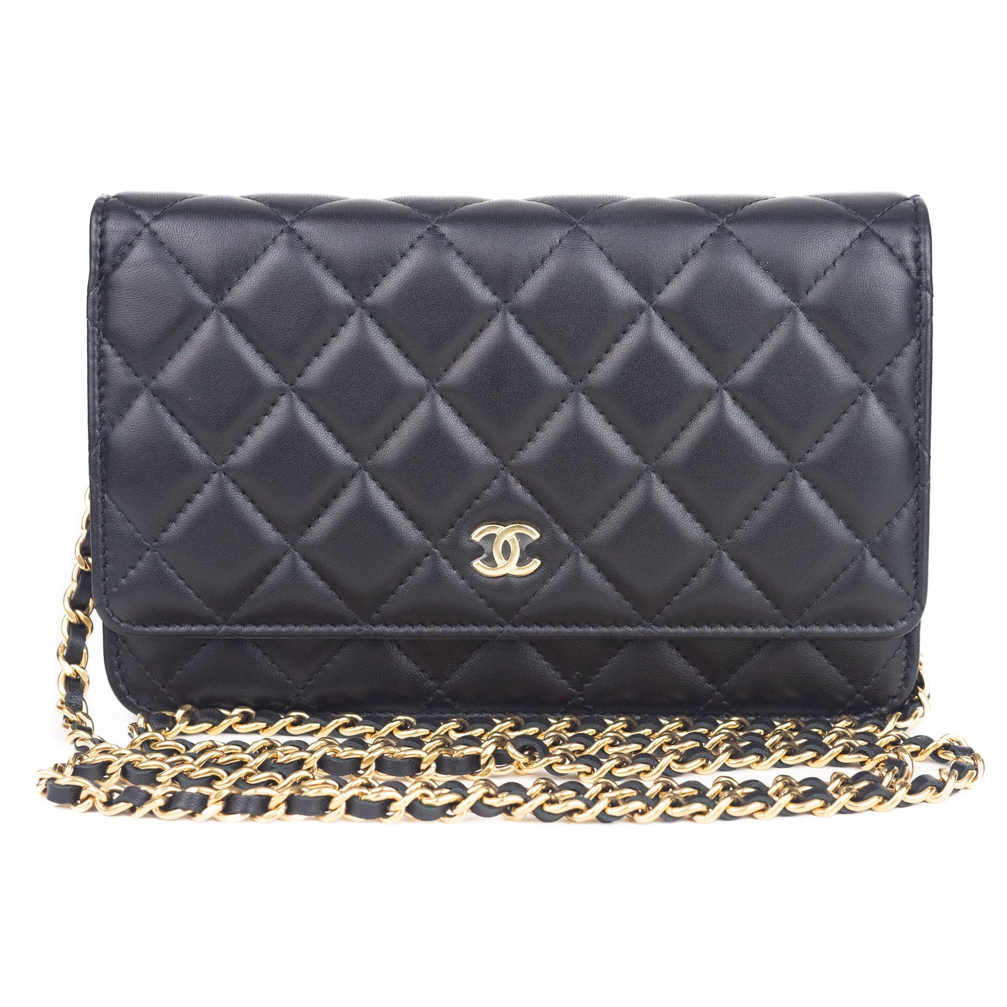 Chanel Classic Wallet on Chain Calfskin With Gold hardware