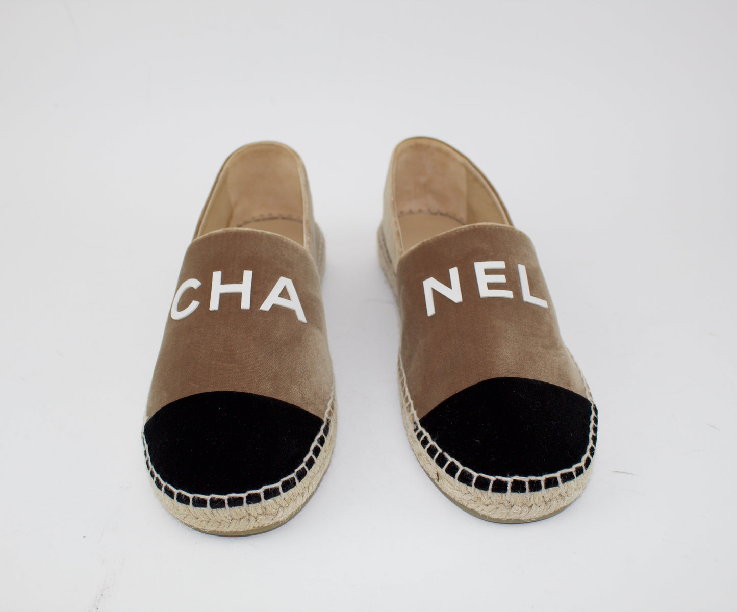 CHANEL VELVET ESPADRILLES