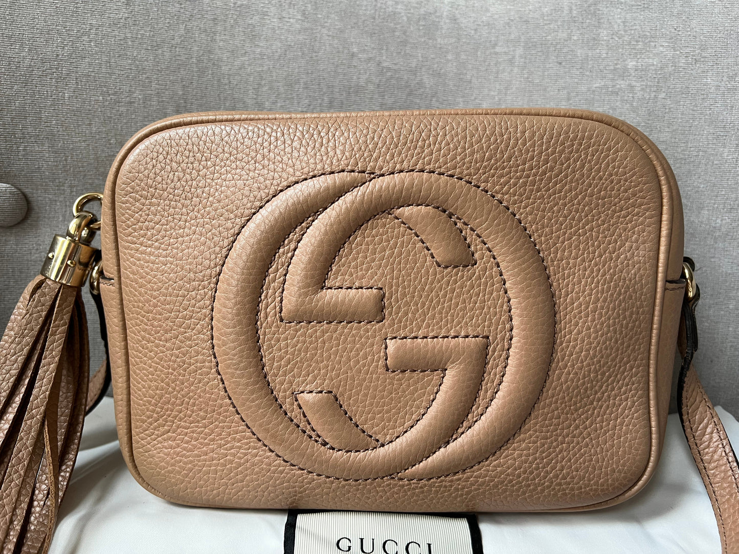 Luxury Gucci Rose Beige Soho Disco ( 1050)