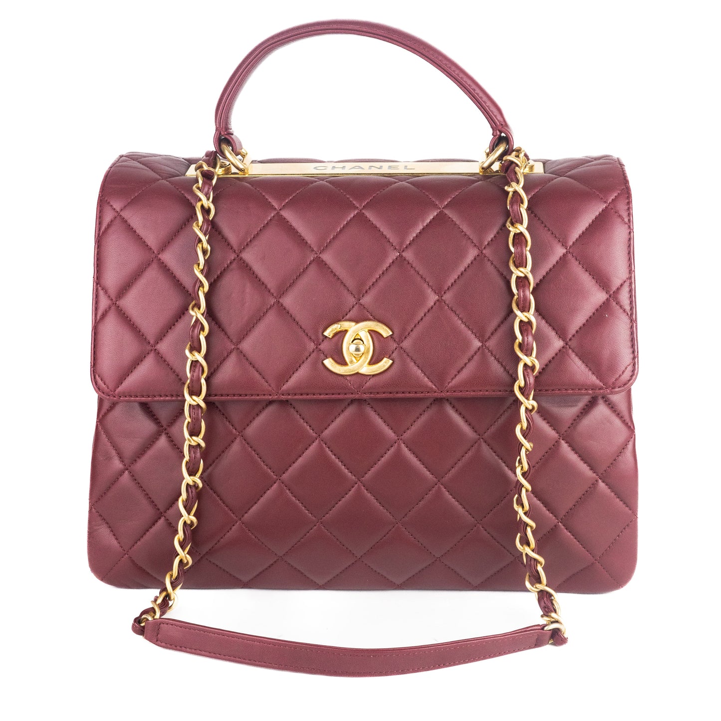 Chanel large Trendy Lambskin Top Handle Bag