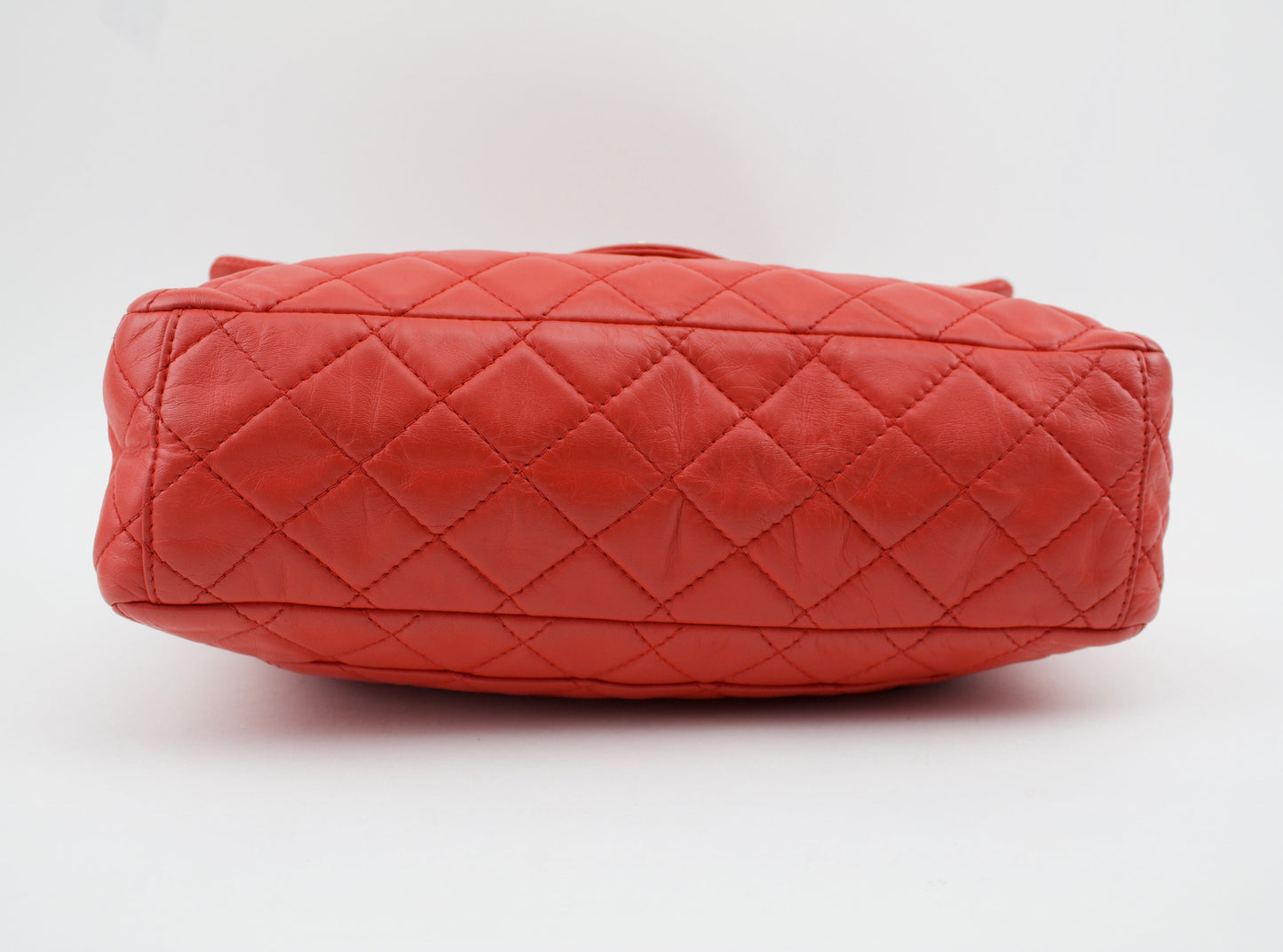 CHANEL WASHED LAMBSKIN QUILTED XL MAXI FLAP BAG