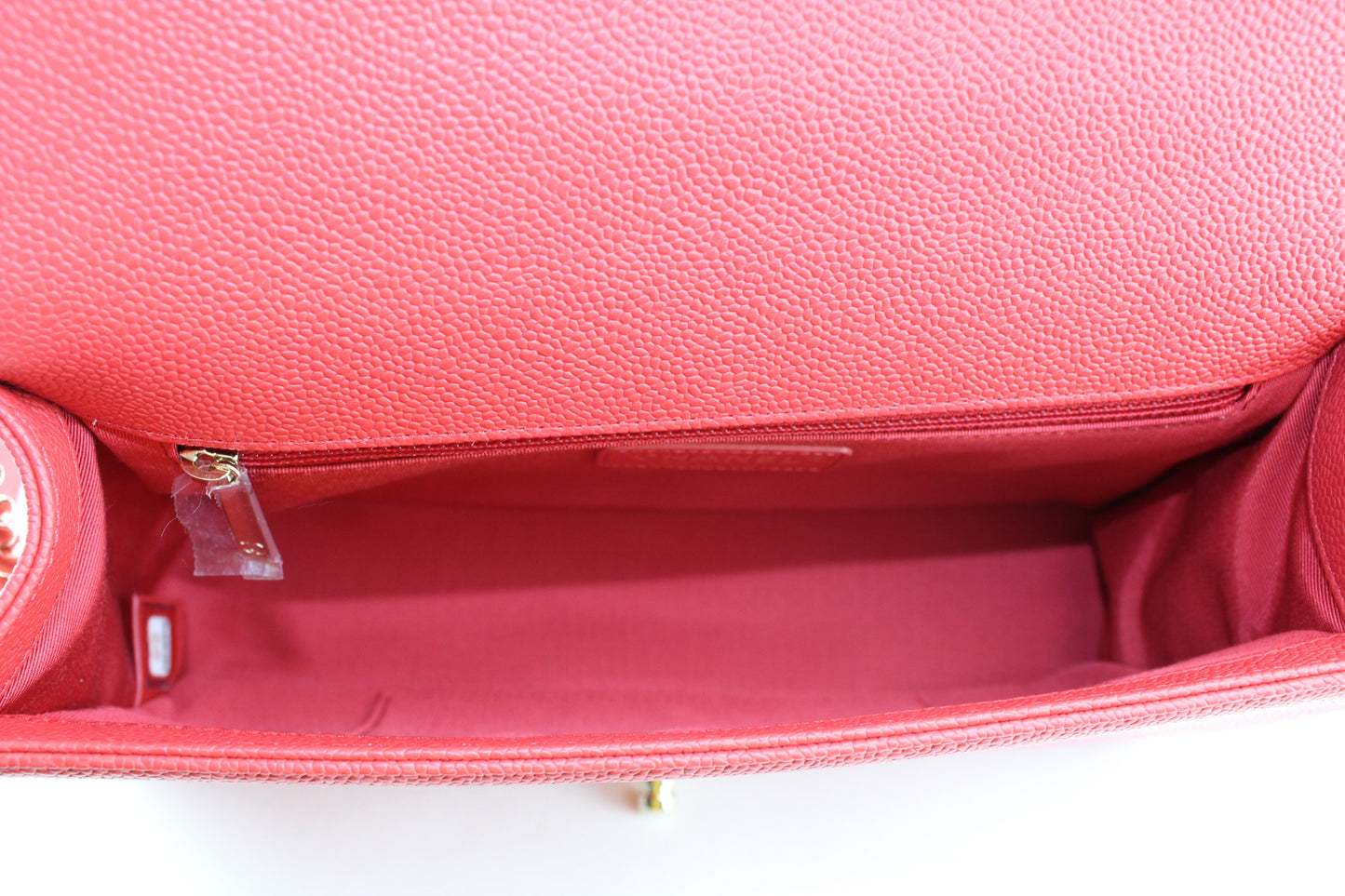 Chanel Large Caviar Boy Bag Red