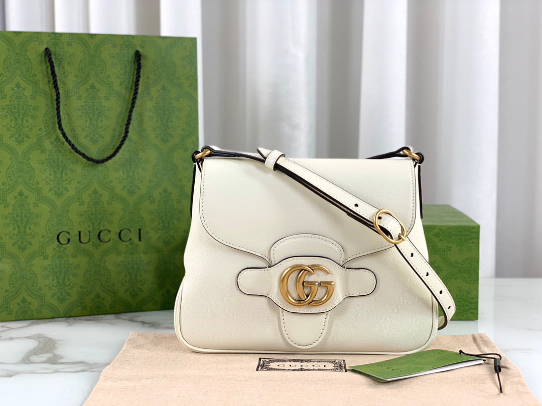 Luxury Gucci Small Messenger Bag With Double G