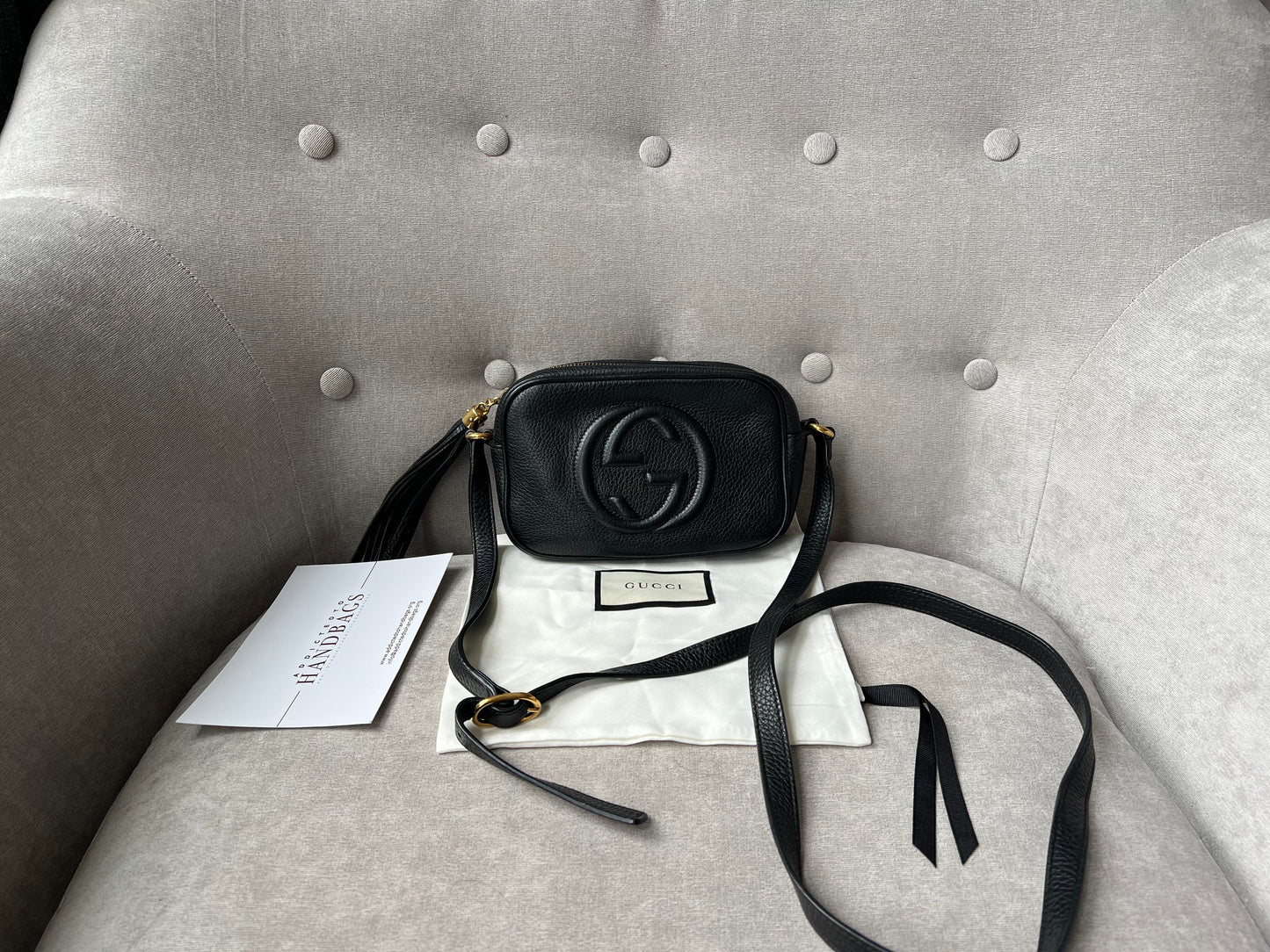 Luxury Gucci Trending 2025 Black Mini Soho Disco