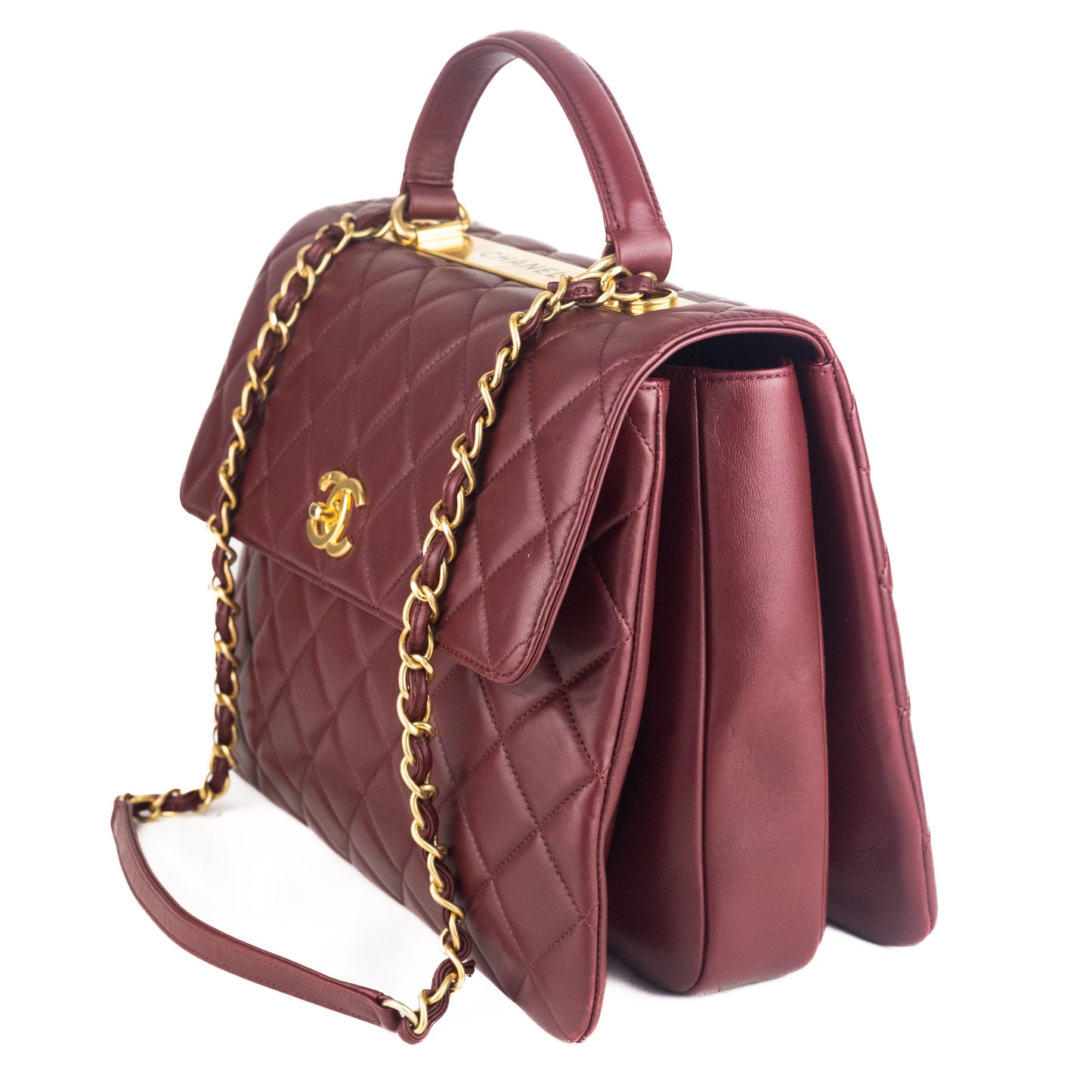 Chanel large Trendy Lambskin Top Handle Bag