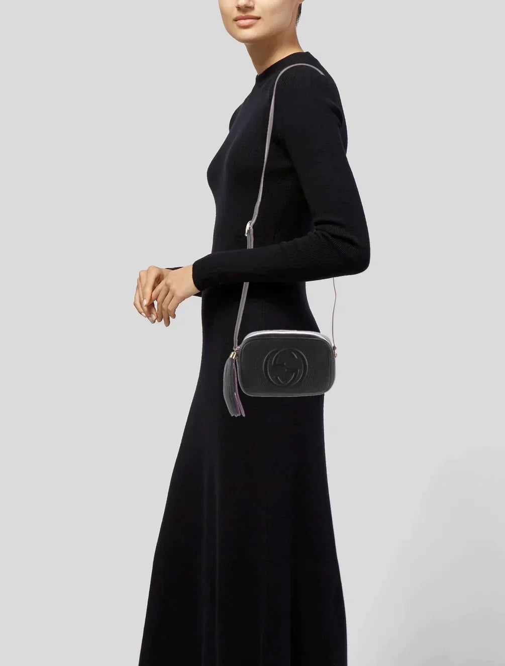 Luxury Gucci Trending 2025 Black Mini Soho Disco