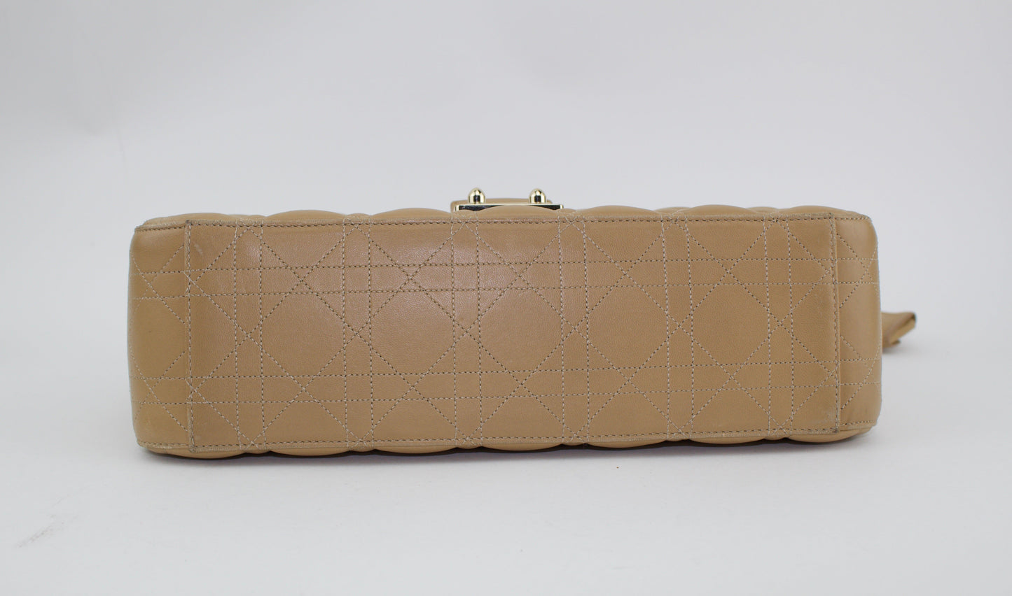 DIOR QUILTED LEATHER LARGE MISS DIOR FLAP BAG