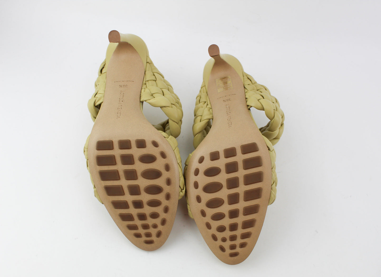 Bottega Veneta Bv Curve Sandals Tapioca