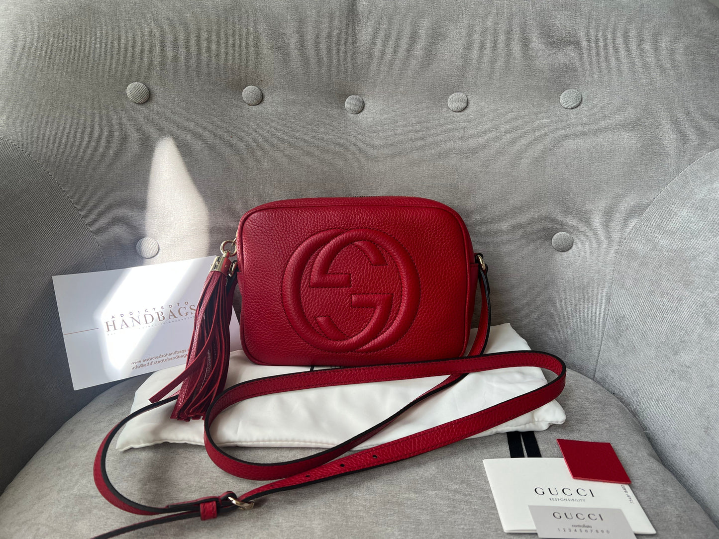Luxury Gucci Red Soho Disco