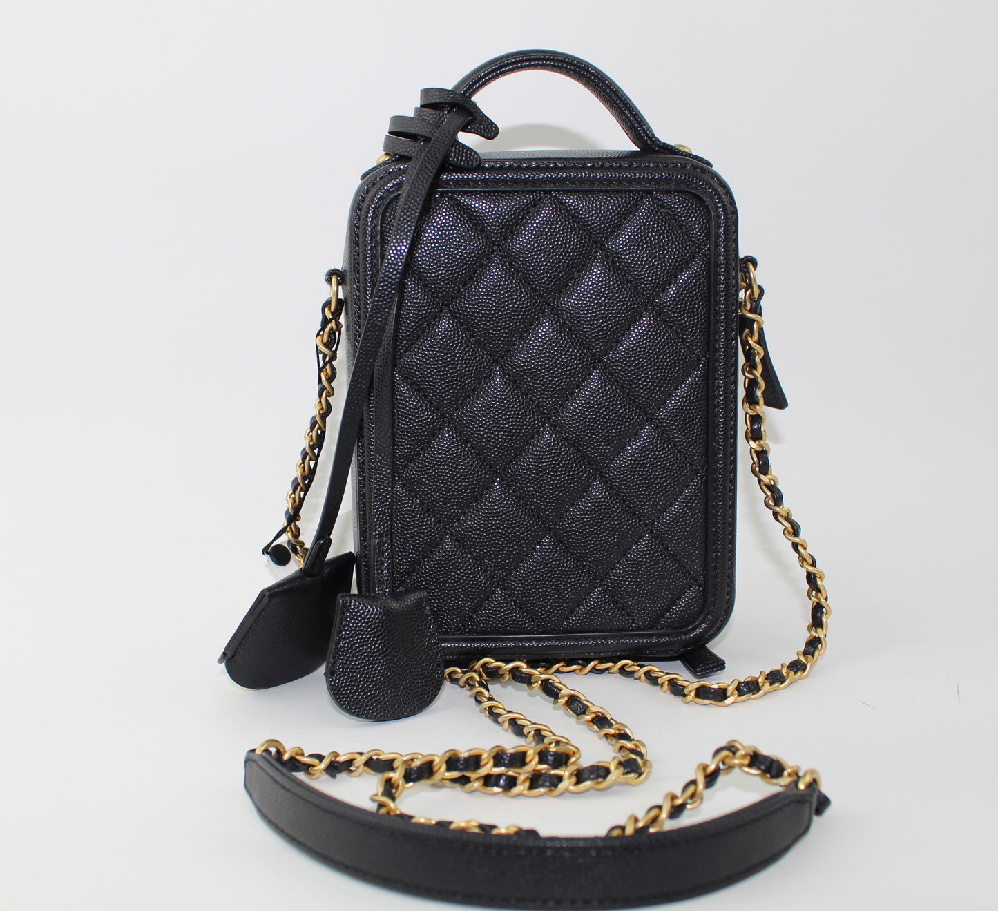 CHANEL BLACK VANITY CASE