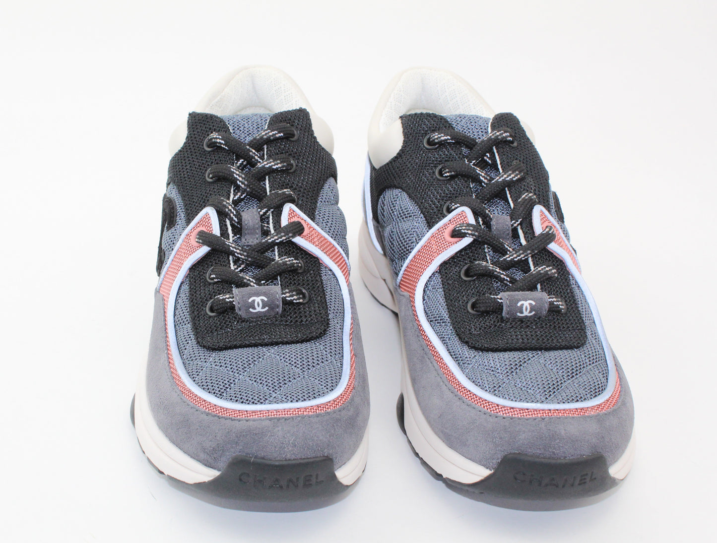Chanel Suede and Calfskin Sneakers
