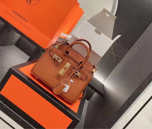 Leather Luxury Hermes woman shoulder handbag