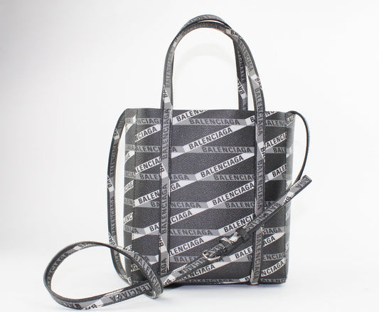 Balenciaga Calfskin logo crossbody bag