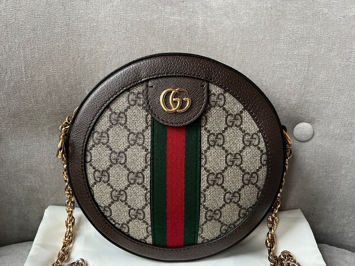 Luxury Gucci GG Ophidia Mini GG Round Shoulder Bag ( 1,160)