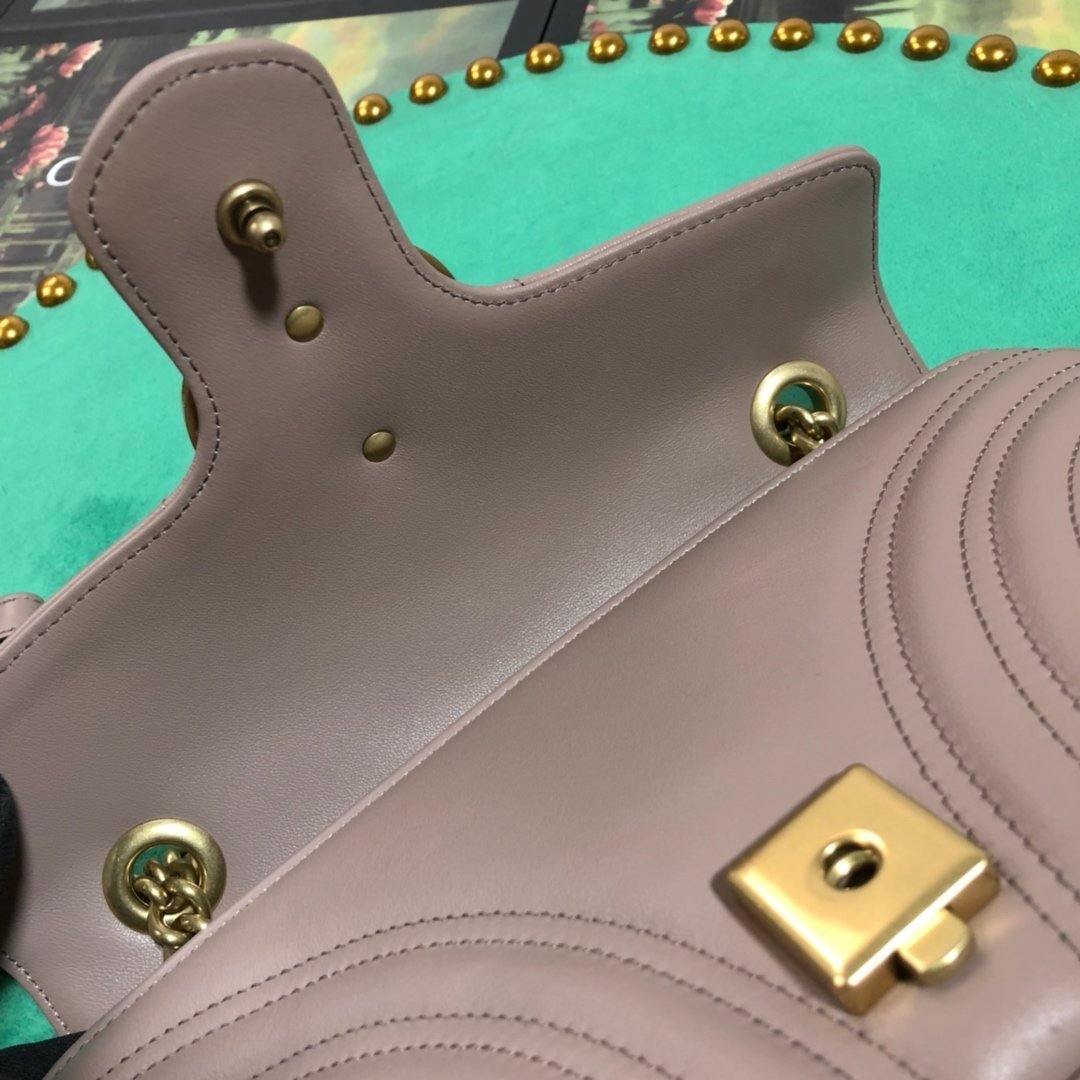 Luxury Gucci Marmont Small Matelassé Shoulder Bag