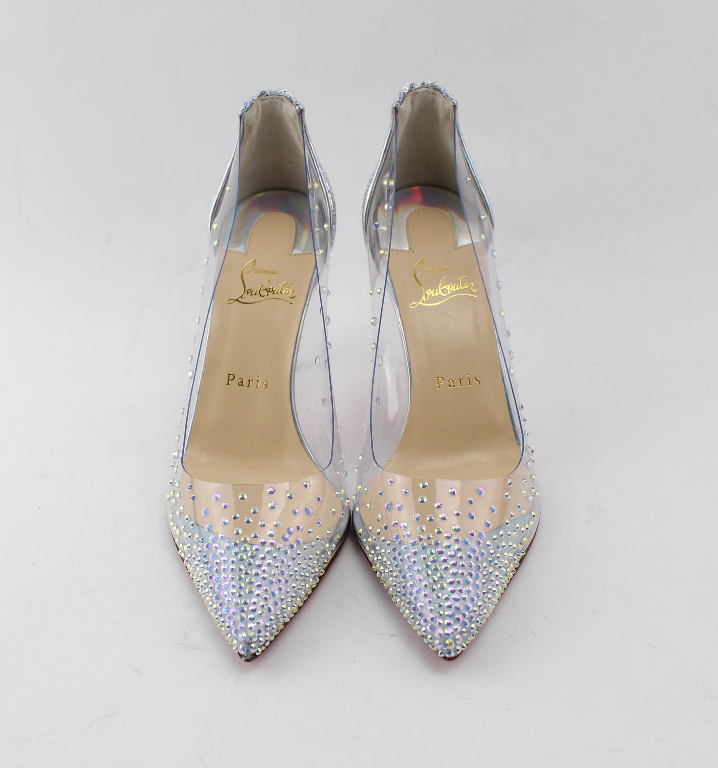 CHRISTIAN LOUBOUTIN  DEGRASTRASS PVC 85 MM SIZE 39