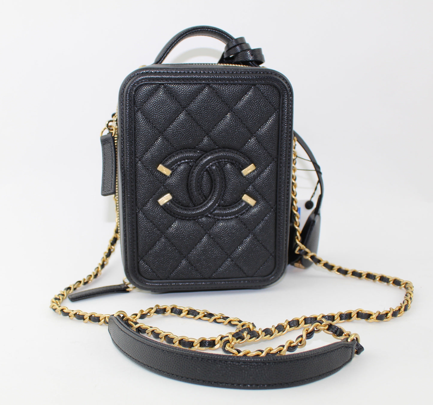 CHANEL BLACK VANITY CASE