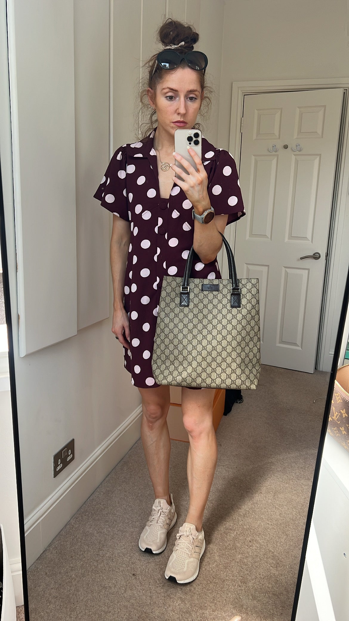 Luxury Gucci GG Monogram Canvas Tote Bag