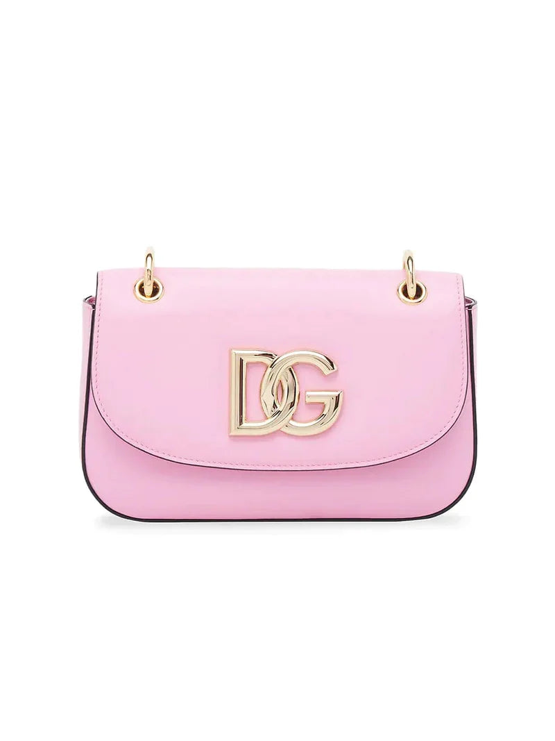 Dolce and Gabbana 3.5 DG Pink Leather Bag