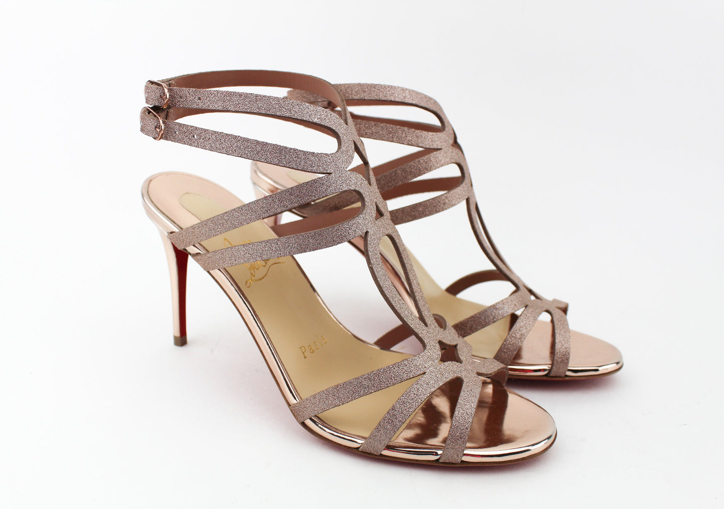 CHRISTIAN LOUBOUTIN RENÉE 85 GLITTER