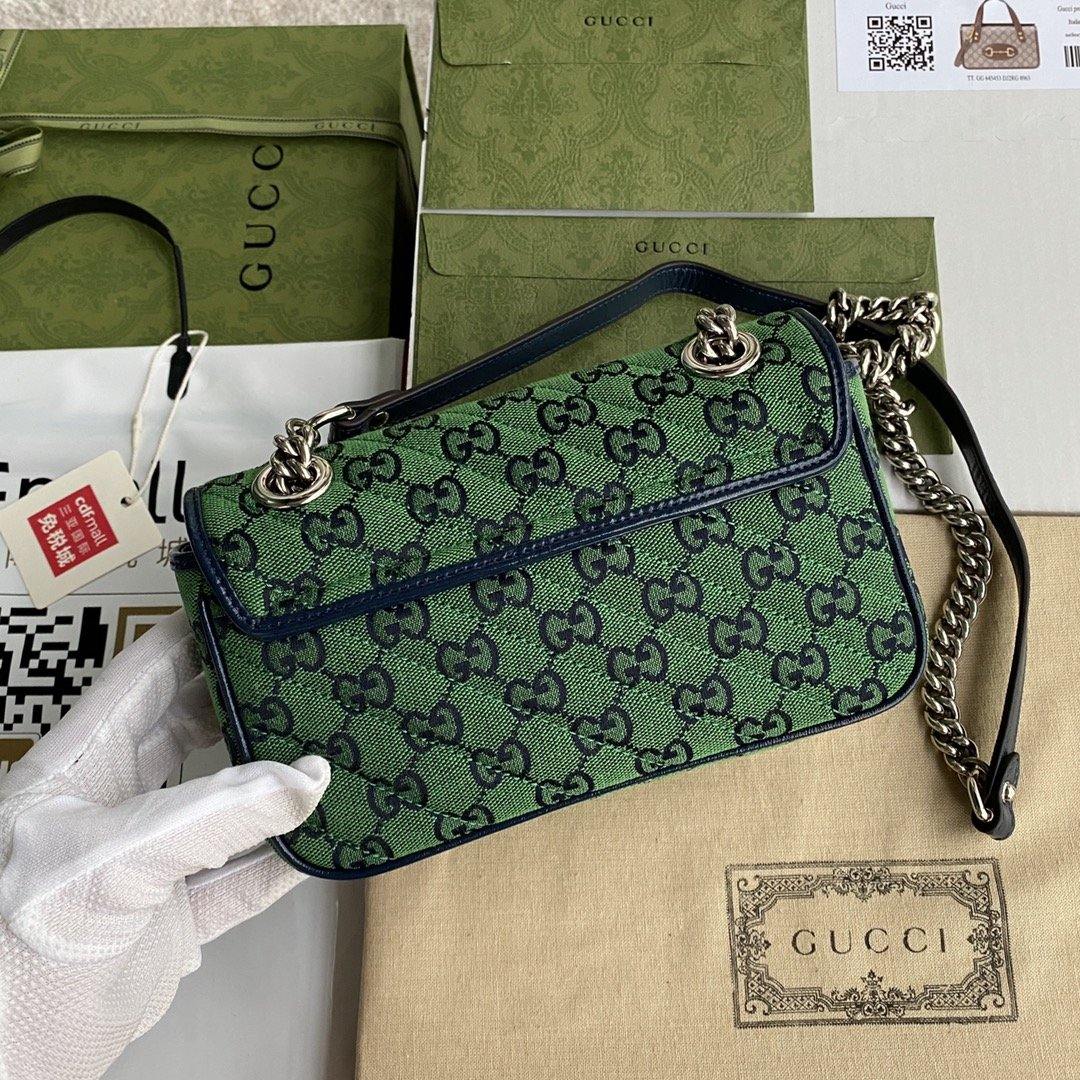 Luxury Gucci Marmont Multicolor Shoulder Bag