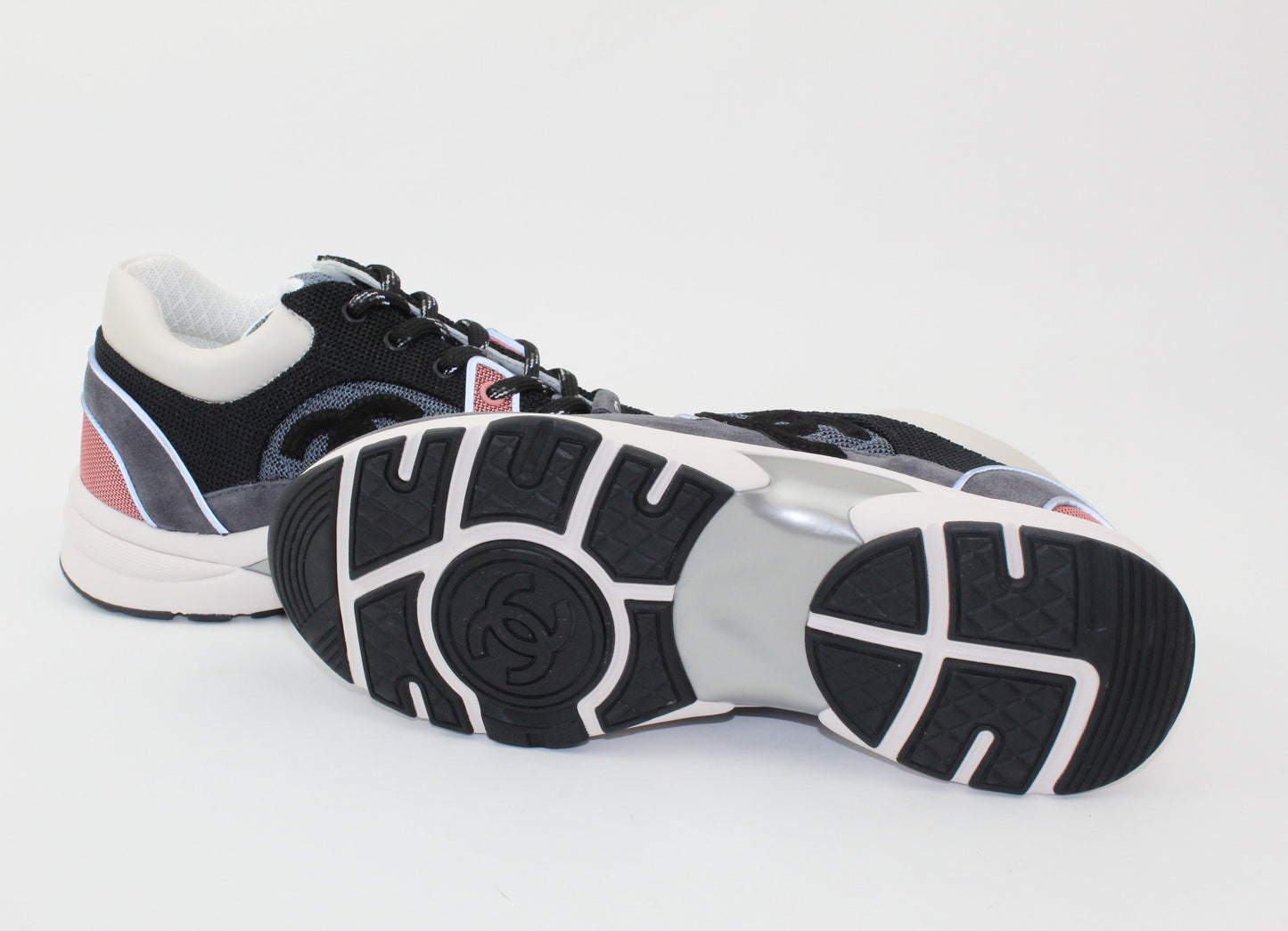 Chanel Suede and Calfskin Sneakers