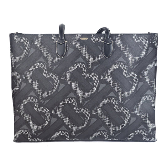 Burberry Black Leather Tote